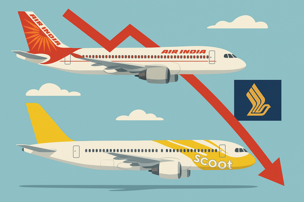 Air India woes trigger 82% net income slide for Singapore Airlines