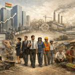 How India’s strong economic growth is leaving its middle class behind