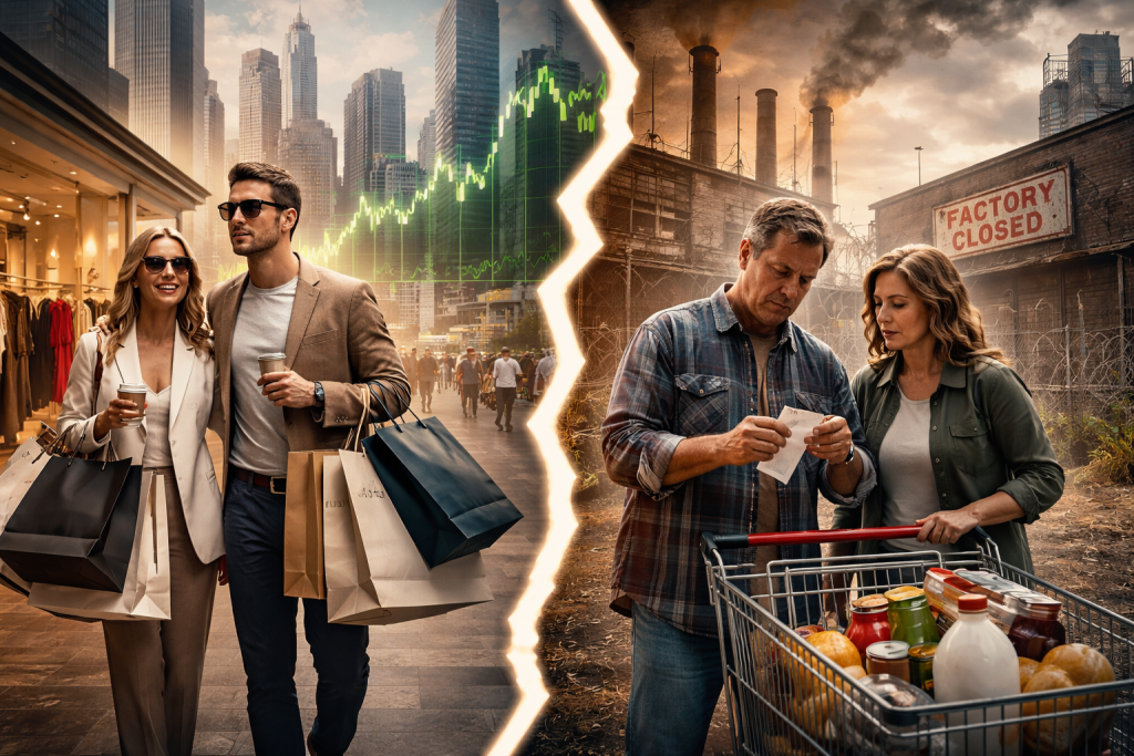 US growth is booming, so why do most Americans still feel the pinch?