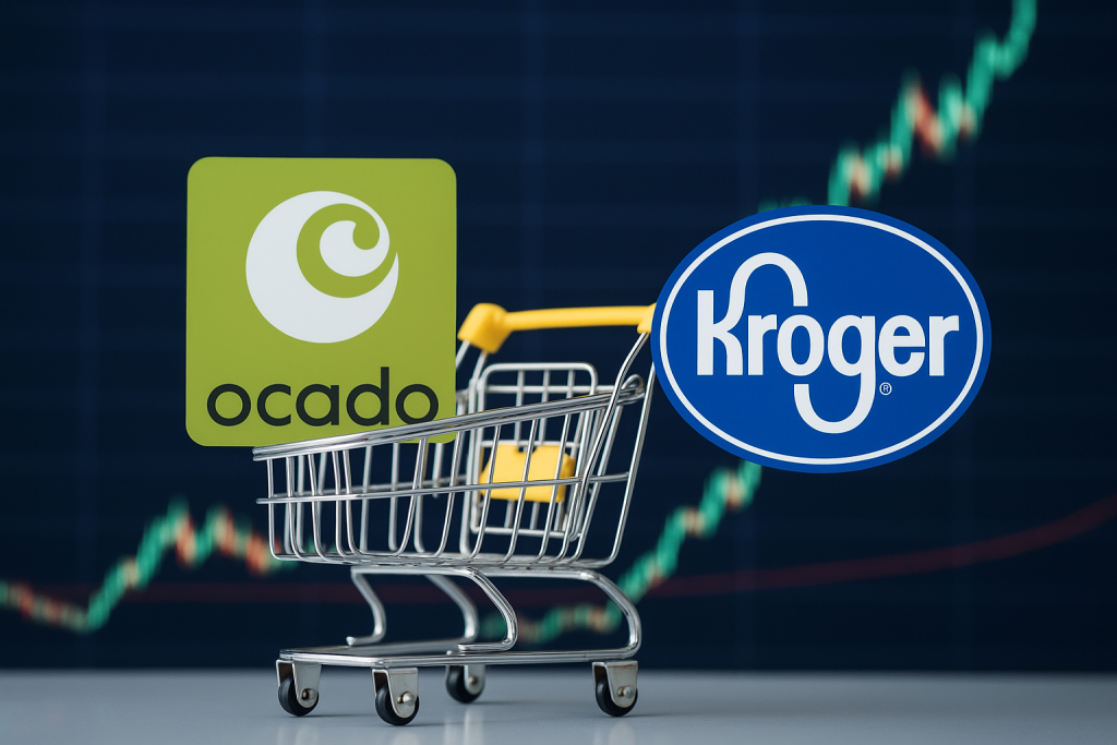 Ocado shares jump after Kroger agrees $350M payment for warehouse closures