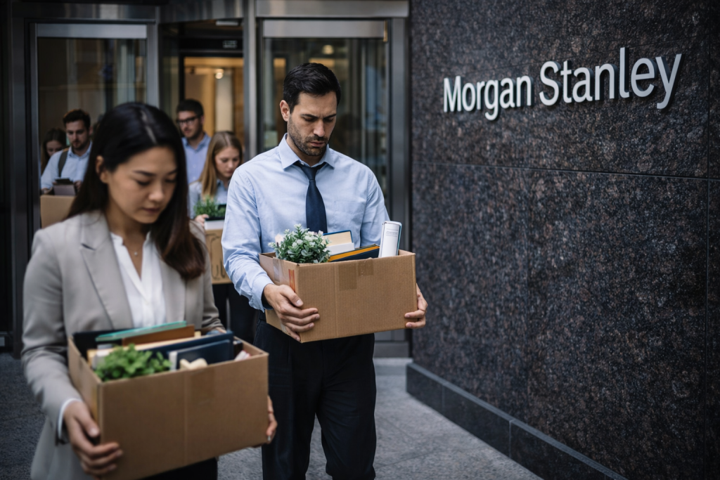 Morgan Stanley lays off about 2,500 employees in latest Wall Street cuts